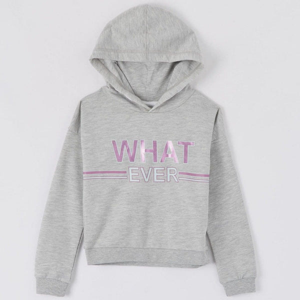 TRN What Ever Foil Design Grey Short & Smart Hoodie 2935