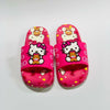 Hello Kitty With Bear Pink Slippers 7269