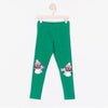 LDX Penguin Print Green Legging 2179