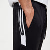 P&B  Zip Pockets Technical Sports Black Trouser 2705