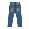 OM Pearls Style & Ripped Bottom Blue Denim 3195