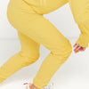LDX Yellow Knee Frill Plated Legging 2288