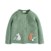 NXT Bunny Knitted Green Cardigan 7811
