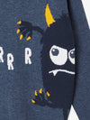 VRB RRR Monster Milange Blue Sweater 7700