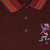 GRDN Lion Logo Burgundy Polo 2322