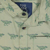 MC Green Dino Full Sleeves Casual Shirt 3861