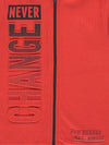 GRG Change Never Embossed Orange Zipper Hoodie 3143