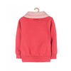 51015 Cool Girl Embraided Pink Turtle Neck Sweatshirt 3299