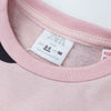 ZR Big Black Dots Light Pink Sweatshirt 3115