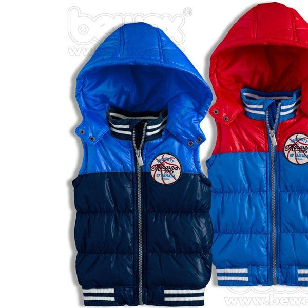Dandy Canada Navy Blue Sleeveless Puffer Jacket 2841