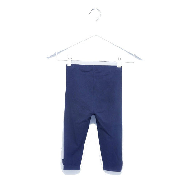JNR Bow Bottom Navy Blue Legging 4148