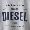 DSL Premium Blue Flock Design Grey Tshirt 1775