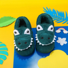 MD Alligator Warm Winter Dark Teal Shoes 8150