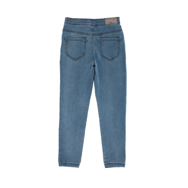 OM Plain Mid Blue Tregging 1686
