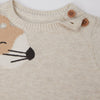 MC Baby Leopard Cream Baby Sweater 7690