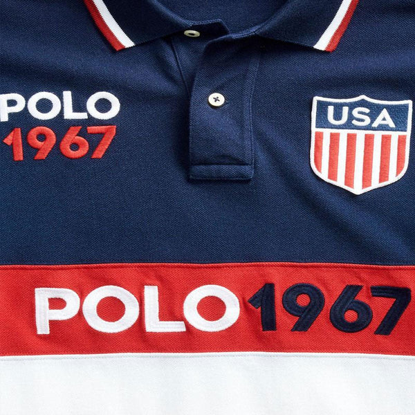 Color Block Red and Blue 1967 Polo 1628 6110