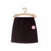 L&S Cool Girls Black Skirt with Pink Badge and cord 1713