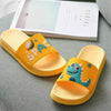 AFN Green Dino Yellow Slippers 3268