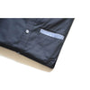 MV Navy Blue Club Collar Single Pocket Casual Shirt
