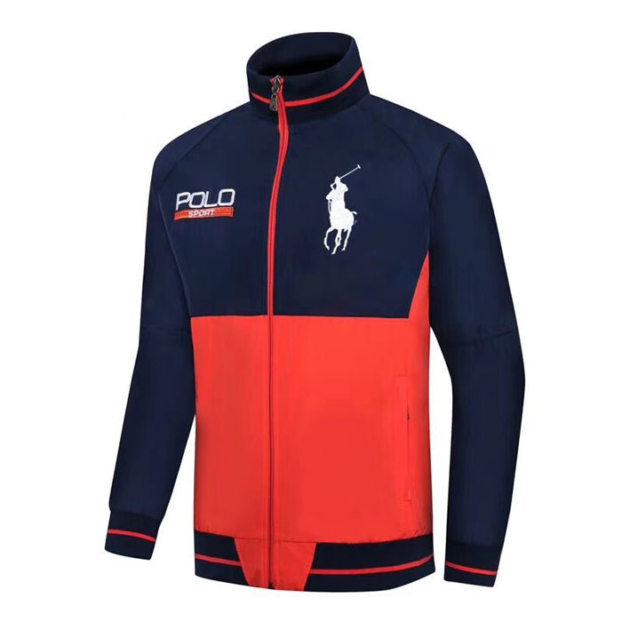 Big Pony Polo Sport Wind Breaker Navy Blue with Orange #2011