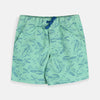 CRT Alligator Sea Green Cotton Shorts 4007