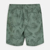 FRK Leaves & Birds Print Olive Shorts 4011