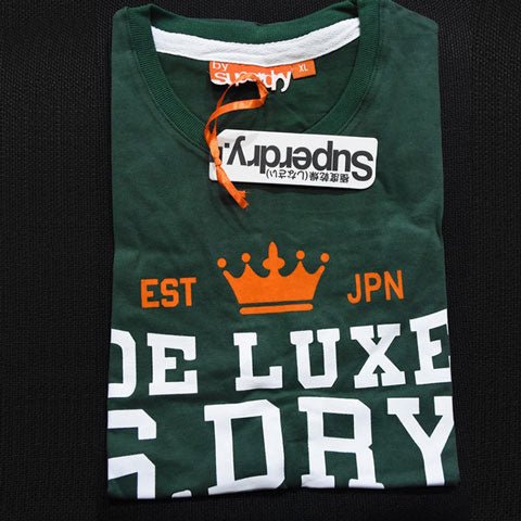 SD Tee Shirt Green With White