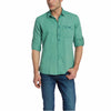 Mens Thin Green Casual Shirt