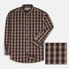 OXN Brown & Black Check Casual Shirt 4181
