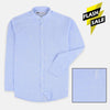 OXN Random White Lines Light Blue Casual Shirt 4184