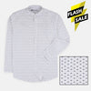 OXN Dragon Flyer Print White Casual Shirt 4185
