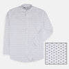 OXN Dragon Flyer Print White Casual Shirt 4185