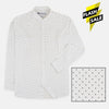 OXN Polka Dots White Soft Casual Shirt 4192
