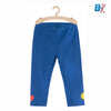 51015 Sun & Hearts Bottom Royal Blue Capri Legging 4351