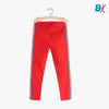 51015 Side Lines Printed Red Legging 4374