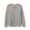 TRN Elbow Patches Grey Sweatshirt 455