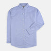 ZR Sleek Mini White Check Blue Casual Shirt 4686