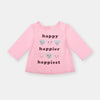 Bab CLB Happy Heart Printed Pink TShirt 484