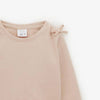 ZR Light Tea Pink Shoulder Bow Sweatshirt 939