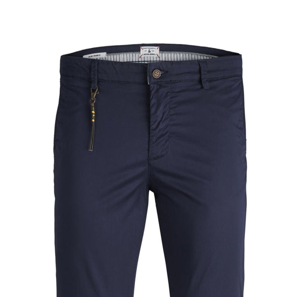 J&J Slim Fit Navy Blue Chinos 2483