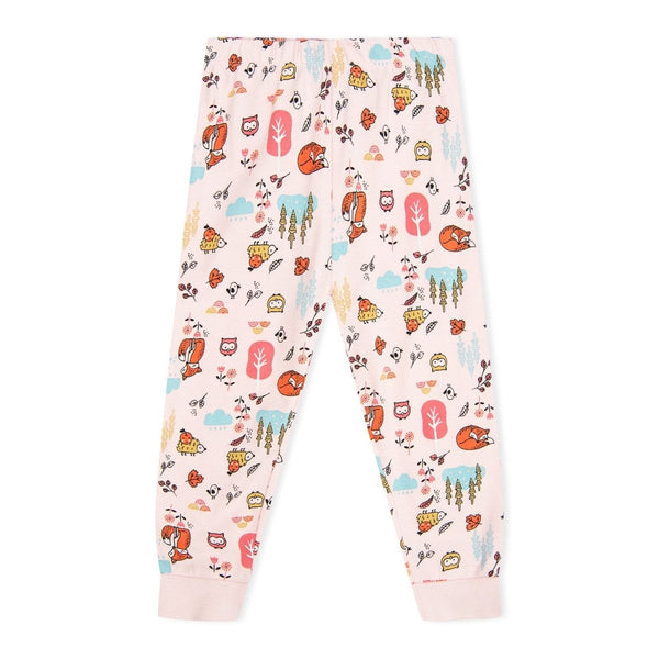 FTR Fox & Animal Print Light Weight Pink Trouser 4134