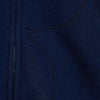 ZR Star Pocket Navy Blue Zipper Hoodie 3373