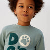 MNG Dogs Club Apple Green Sweatshirt 3005