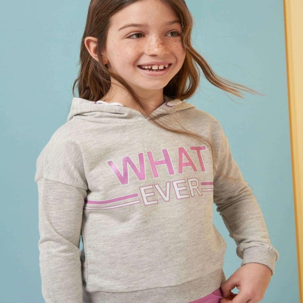 TRN What Ever Foil Design Grey Short & Smart Hoodie 2935