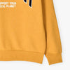 LFT Men Earth Print Mustard Sweatshirt 2829