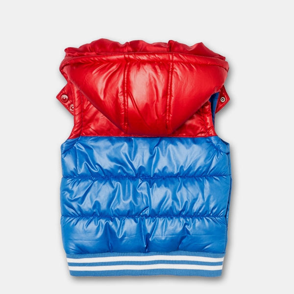 Dandy Canada Royal Blue Sleeveless Puffer Jacket 2840