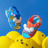 BW Mickey Badge Mid Blue Sandals 9425