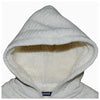 OKD Quilted Furr Hoodie Off White 388