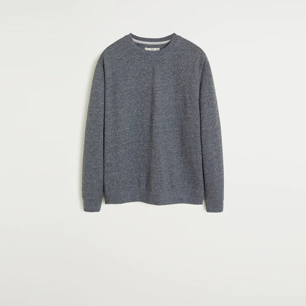 Flecked Textured Grey Sweatshirt 616