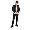 ZR Man Quilted Bomber Jacket Black